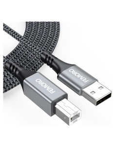 Cable de Impresora USB 2.0 FEMORO 10 Pies (3.05m) Alta Velocidad