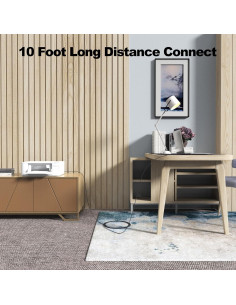 Cable de Impresora USB 2.0 FEMORO 10 Pies (3.05m) Alta Velocidad 2