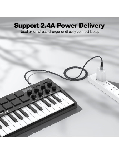 Cable de Impresora USB 2.0 FEMORO 10 Pies (3.05m) Alta Velocidad