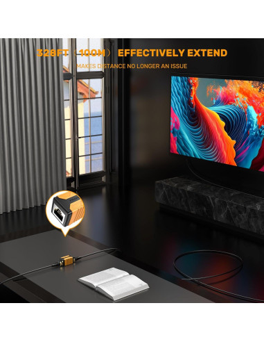 Acoplador RJ45 MOGOOD 10Gbps Hembra a Hembra Cat6