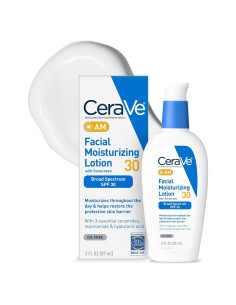 CeraVe Loción Hidratante Facial AM SPF 30 85g - No Comedogénico