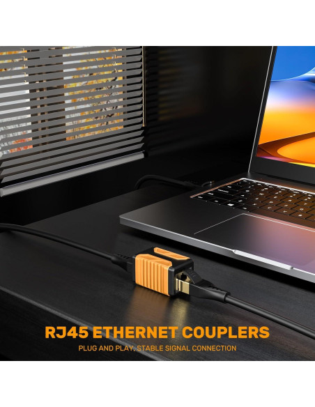 Acoplador RJ45 MOGOOD 10Gbps Hembra a Hembra Cat6