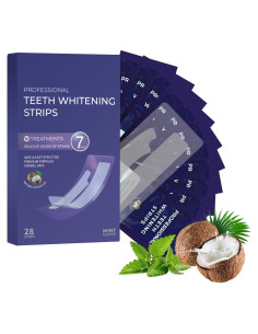 Tiras Blanqueadoras de Dientes Lanlwos 28 Unidades Sin Peróxido