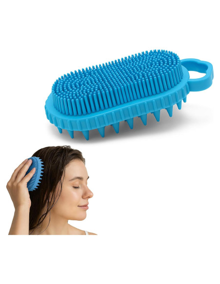 Exfoliador de cuero cabelludo Aholicshop de silicona 15cm