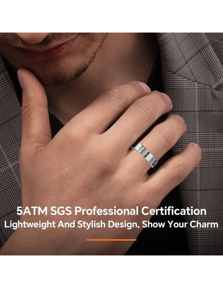 Anillo Inteligente Mingtawn Oro Talla 12 Monitoreo Salud 24/7 Anillo Inteligente Mingtawn Oro Talla 12 Monitoreo Salud 24/7