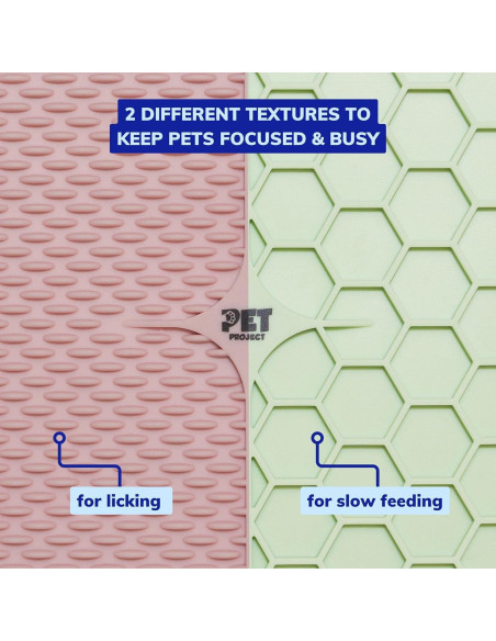 Alfombrilla de Lamer para Perros Pet Project - 2 Paquete