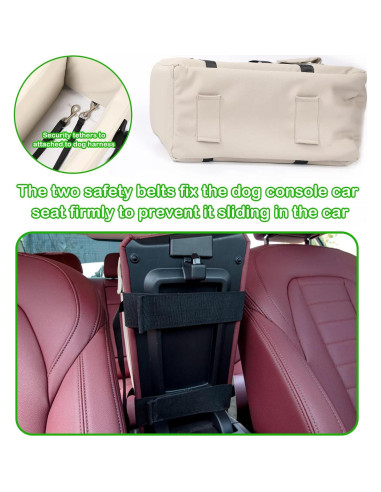 Asiento de coche para perros Asou 46x21.8x20.8cm hasta 5.9kg