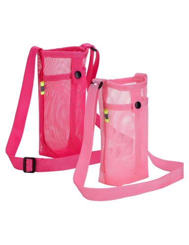 Portabotellas de Agua Tainehs Wbb-2 con Correa Ajustable - Rosa
