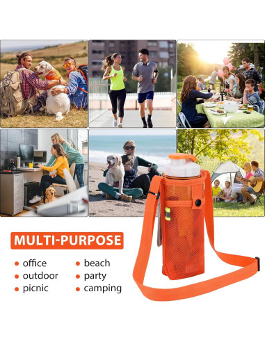 Portabotellas de Agua Tainehs Wbb-2 con Correa Ajustable - Rosa