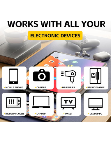 6 Pegatinas Neutralizadoras HOQIOE para Dispositivos Electrónicos
