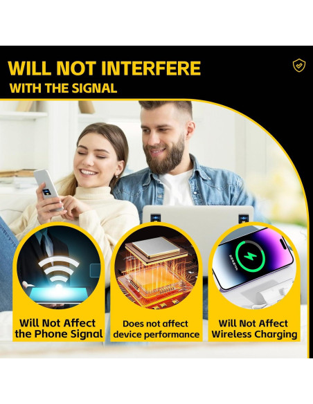 6 Pegatinas Neutralizadoras HOQIOE para Dispositivos Electrónicos 6 Pegatinas Neutralizadoras HOQIOE para Dispositivos Electrónicos