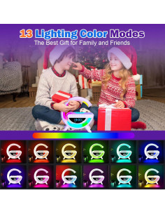 Lámpara de Mesa LED Inteligente CEIMUIK con Cargador Inalámbrico 2