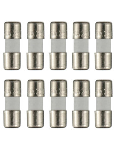 Fusibles Cerámicos BOJACK 3.6x10mm 8A Rápida 20 Piezas