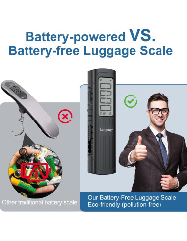 Báscula de Equipaje Digital Sin Batería Longang 50kg