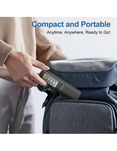 Báscula de Equipaje Digital Sin Batería Longang 50kg