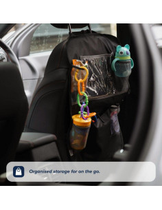 Organizador de Asiento Trasero Nuby - Bolsa Desmontable y Soporte para Tableta 2