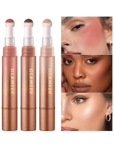 Bastón de Rubor Líquido GLAMEER 29.57 ml Color Rosa3 2
