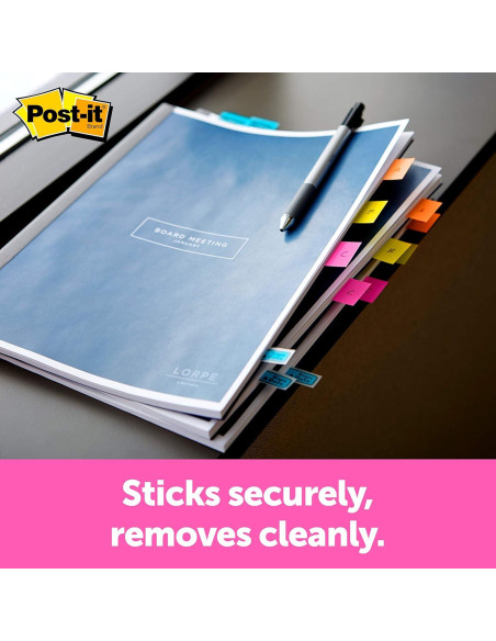 Banderas Post-it 680-EG-ALT Brillo Eléctrico 2 Piezas