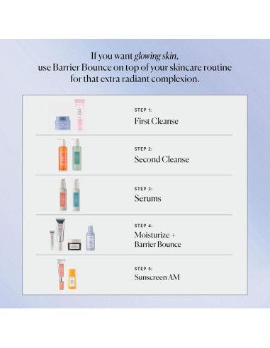 Suero Barrier Bounce Naturium 50 ml - Hidratante Facial con Escualeno