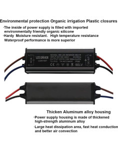 Driver LED a Prueba de Agua Fankerba 300mA 75-130V 2