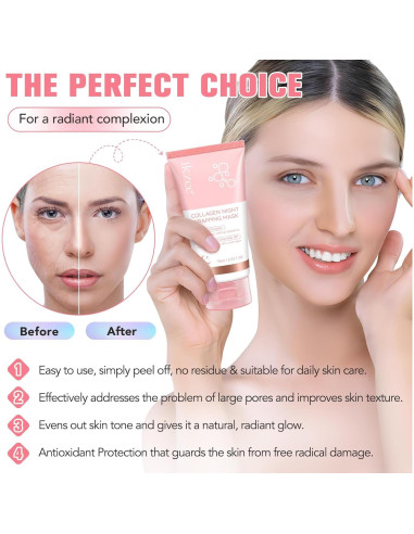 Mascarilla Facial Peel Off Colágeno WELEYOU 75 ml Hidratante