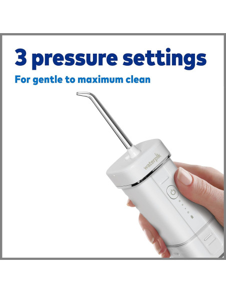 Hilo Dental Portátil Waterpik Cordless Slide Blanco 4 Puntas Hilo Dental Portátil Waterpik Cordless Slide Blanco 4 Puntas