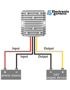 Convertidor Elevador 120W 12V a 24V EX ELECTRONIX EXPRESS 2
