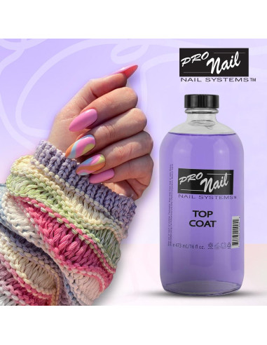 Capa Superior de Esmalte de Uñas PRONAIL 473 ml - Brillo Alto