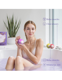 Juego de Bombas de Baño Chenlion 9 Bombas 6 Vaporizadores 2