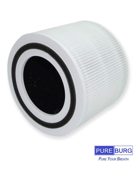 Filtro HEPA Verdadero PUREBURG Core 300-RF Paquete de 2 Filtro HEPA Verdadero PUREBURG Core 300-RF Paquete de 2