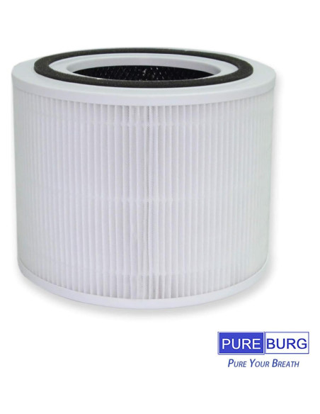 Filtro HEPA Verdadero PUREBURG Core 300-RF Paquete de 2 Filtro HEPA Verdadero PUREBURG Core 300-RF Paquete de 2