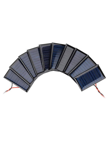 10 Paneles Solares AOSHIKE 5V 30mA para Proyectos DIY