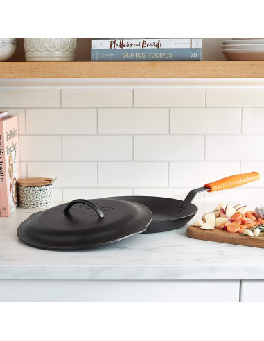 Tapa de Hierro Fundido Lodge L10SC3 30.48 cm Pre-sazonada