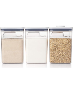 Juego de 6 Recipientes OXO Good Grips 4.4 qt con Cucharas 2