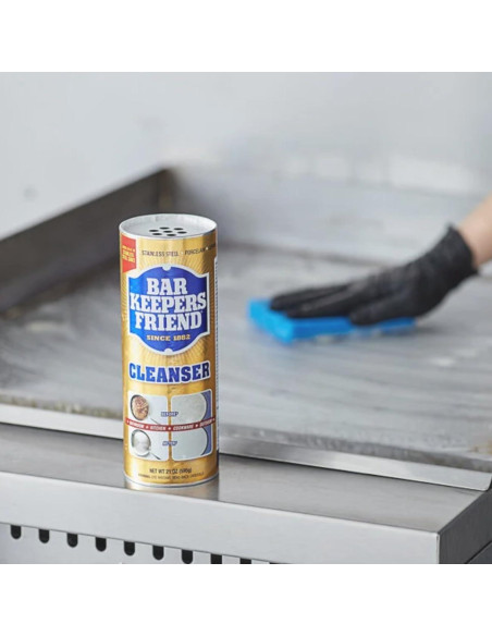 Limpiador en Polvo Bar Keepers Friend 595 g con Toalla