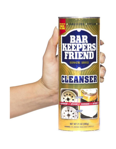 Limpiador en Polvo Bar Keepers Friend 595 g con Toalla