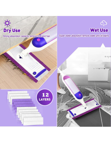 20 Recambios de Almohadillas para Mopa Eléctrica Swiffer