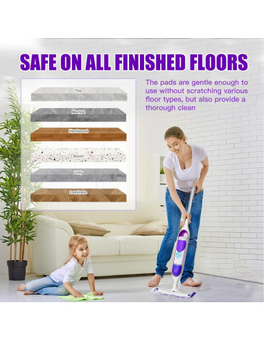 20 Recambios de Almohadillas para Mopa Eléctrica Swiffer