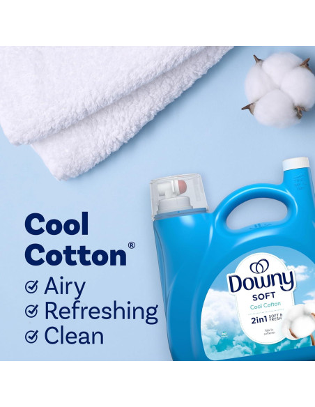 Suavizante de Tela Líquido Downy 4.14 L Algodón Fresco