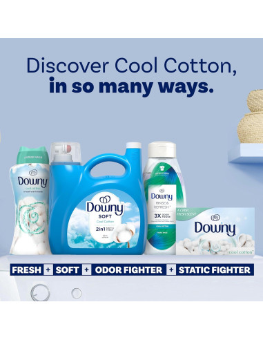 Suavizante de Tela Líquido Downy 4.14 L Algodón Fresco