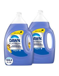 Jabón Líquido para Platos Dawn Platinum 2x1.62L Lluvia Fresca