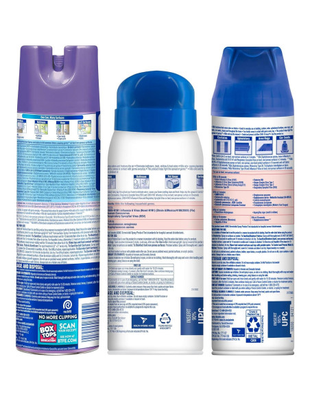 Spray Desinfectante Lysol 3 en 1 - Lavanda y Neutraair 19oz