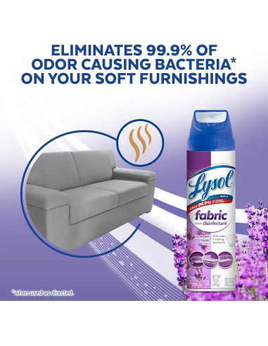 Spray Desinfectante Lysol 3 en 1 - Lavanda y Neutraair 19oz