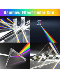 Conjunto de Prismas de Cristal K9 QFkris - 6 Piezas 2