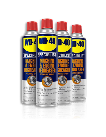 Desengrasante Espumoso WD-40 Especialista 0.51L Paquete de 4