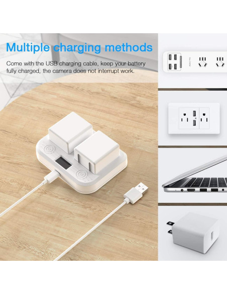 Estación de Carga Doble HOLACA para Baterías Arlo Pro 3/Ultra