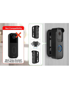 Soporte de puerta ajustable SKY Direct para timbre Blink - Negro 2