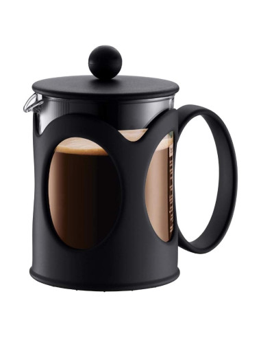Cafetera de Émbolo Bodum Kenya 4 Tazas 0.5 L Vidrio Negro