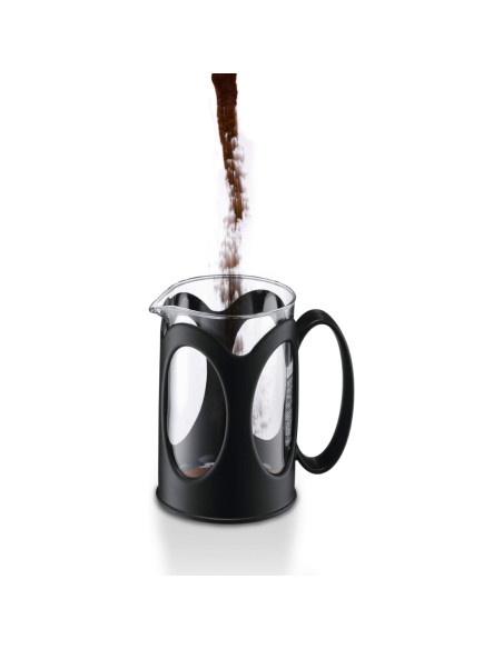 Cafetera de Émbolo Bodum Kenya 4 Tazas 0.5 L Vidrio Negro Cafetera de Émbolo Bodum Kenya 4 Tazas 0.5 L Vidrio Negro