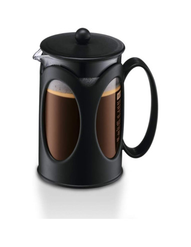 Cafetera de Émbolo Bodum Kenya 4 Tazas 0.5 L Vidrio Negro